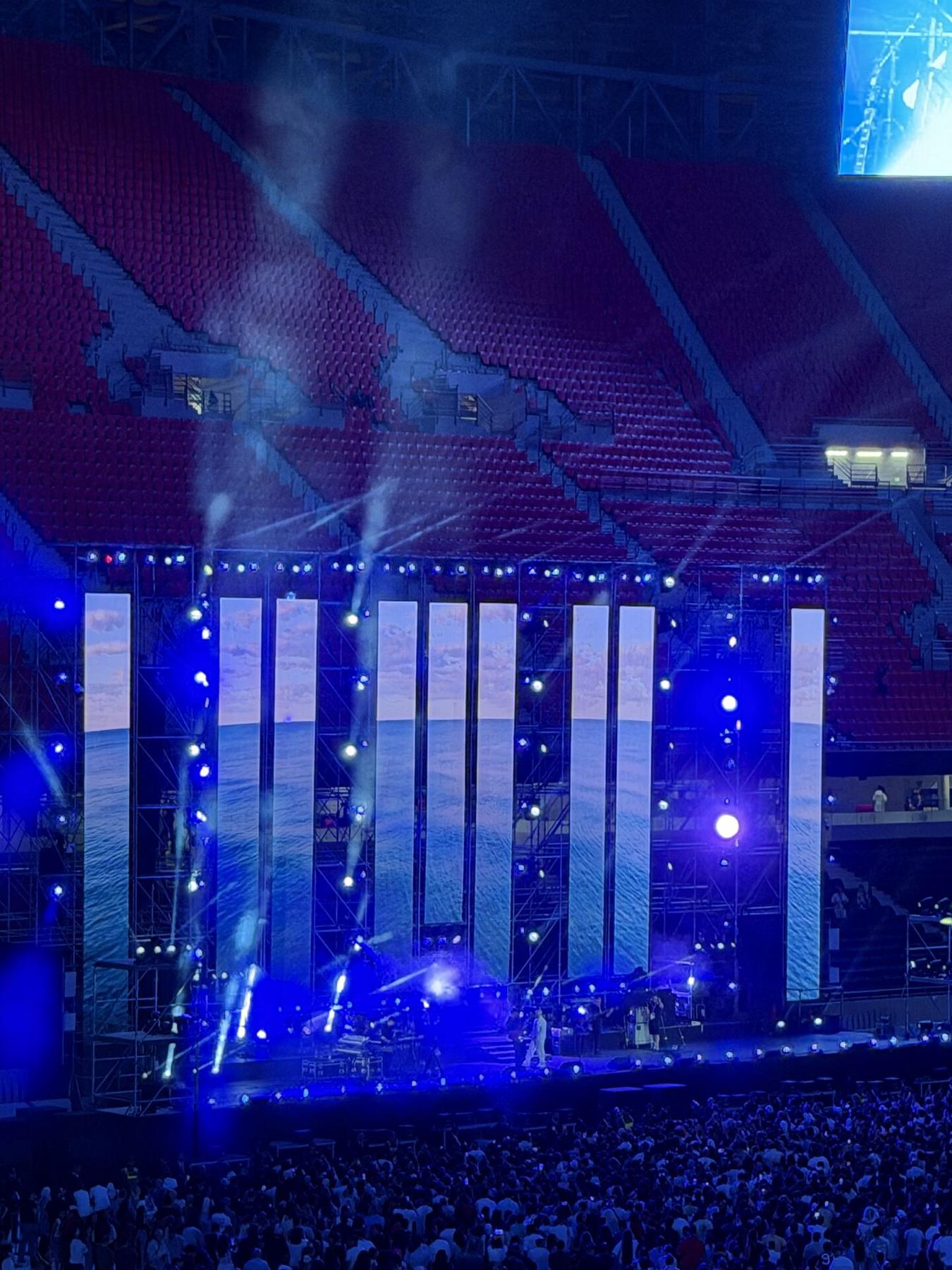 Scène LED en concert